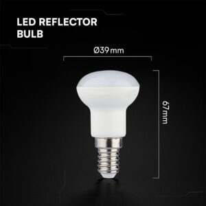 2.9W LED Bulb E14 R39 Plastic CREE CHIP 6400K V-TAC 21212-6VT
