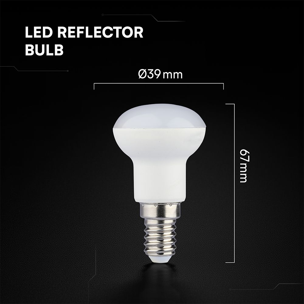 2.9W LED Bulb E14 R39 Plastic CREE CHIP 6400K V-TAC 21212-6VT