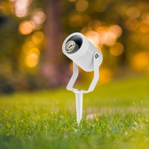 Φωτιστικό Σποτ Κήπου Καρφωτό Αλουμινίου GU10 Λευκό IP65 V-TAC 24228VT