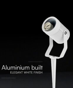 Φωτιστικό Σποτ Κήπου Καρφωτό Αλουμινίου GU10 Λευκό IP65 V-TAC 24228VT