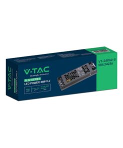 Τροφοδοτικό για LED 60W 24V IP20 Μεταλλικό V-TAC 24236VT