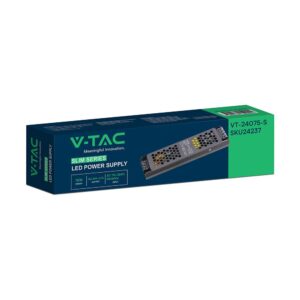 Τροφοδοτικό για LED 75W 12V IP20 Μεταλλικό V-TAC 24237VT