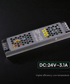 Τροφοδοτικό για LED 75W 12V IP20 Μεταλλικό V-TAC 24237VT