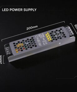 Τροφοδοτικό SLIM για LED 120W 24V 5A IP20 Μεταλλικό V-TAC 24238VT