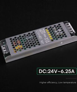 SLIM Power Supply – 150W 24V 6.25A IP20 V-TAC 24239VT