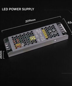 Τροφοδοτικό SLIM για LED 200W 24V 8.25A IP20 Μεταλλικό V-TAC 24240VT