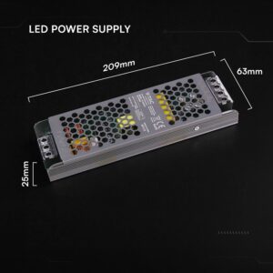 Τροφοδοτικό SLIM για LED 200W 24V 8.25A IP20 Μεταλλικό V-TAC 24240VT