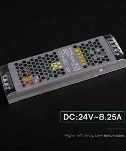 Τροφοδοτικό SLIM για LED 200W 24V 8.25A IP20 Μεταλλικό V-TAC 24240VT
