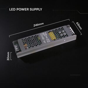 Τροφοδοτικό SLIM για LED 250W 24V 10.5A IP20 Μεταλλικό V-TAC 24241VT