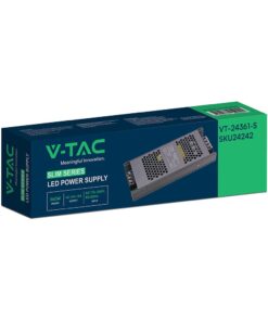 Τροφοδοτικό SLIM για LED 360W 24V 15A IP20 Μεταλλικό V-TAC 24242VT