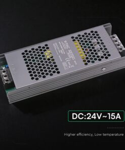 Τροφοδοτικό SLIM για LED 360W 24V 15A IP20 Μεταλλικό V-TAC 24242VT