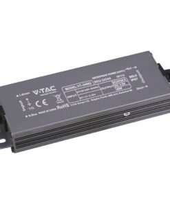 Τροφοδοτικό V-TAC για LED 60W 24V 12.5A IP67 Αδιάβροχο Μεταλλικό 24244VT