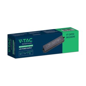 Τροφοδοτικό V-TAC για LED 100W 24V 4.5A IP67 Αδιάβροχο Μεταλλικό 24245VT
