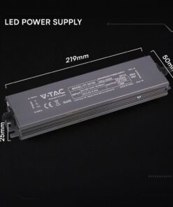 Τροφοδοτικό V-TAC για LED 100W 24V 4.5A IP67 Αδιάβροχο Μεταλλικό 24245VT