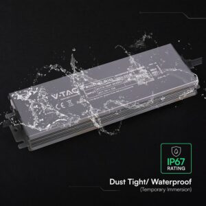 Τροφοδοτικό V-TAC για LED 150W 24V 6.25A IP67 Αδιάβροχο Μεταλλικό 24246VT