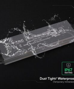 Τροφοδοτικό V-TAC για LED 200W 24V 8.25A IP67 Αδιάβροχο Μεταλλικό 24247VT