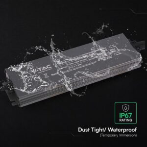 Τροφοδοτικό V-TAC για LED 200W 24V 8.25A IP67 Αδιάβροχο Μεταλλικό 24247VT