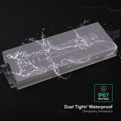 Τροφοδοτικό V-TAC για LED 300W 24V 12.5A IP67 Αδιάβροχο Μεταλλικό 24248VT