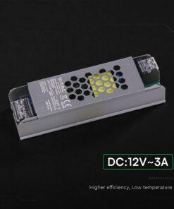 Τροφοδοτικό για LED 36W 12V IP20 Μεταλλικό V-TAC 24254VT