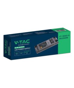 SLIM Power Supply – 60W 12V 5A IP20 V-TAC 24255VT