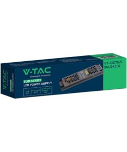 SLIM Power Supply – 75W 12V 6.25A IP20 V-TAC 24256VT