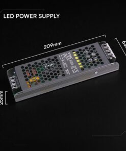 Τροφοδοτικό SLIM για LED 150W 12V 12.5A IP20 Μεταλλικό V-TAC 24258VT