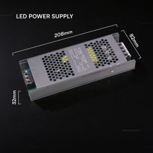 Τροφοδοτικό SLIM για LED 360W 24V 15A IP20 Μεταλλικό V-TAC 24261VT