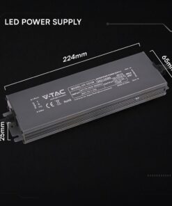 Τροφοδοτικό V-TAC για LED 150W 12V 12.5A IP67 Αδιάβροχο Μεταλλικό 24265VT