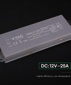 Τροφοδοτικό V-TAC για LED 300W 12V 25A IP67 Αδιάβροχο Μεταλλικό 24267VT