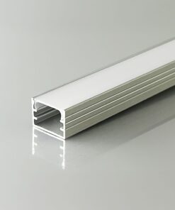Προφίλ Αλουμινίου για LED Ταινίες με Οπάλ Κάλυμμα 2m V-TAC 15x10mm 24296VT
