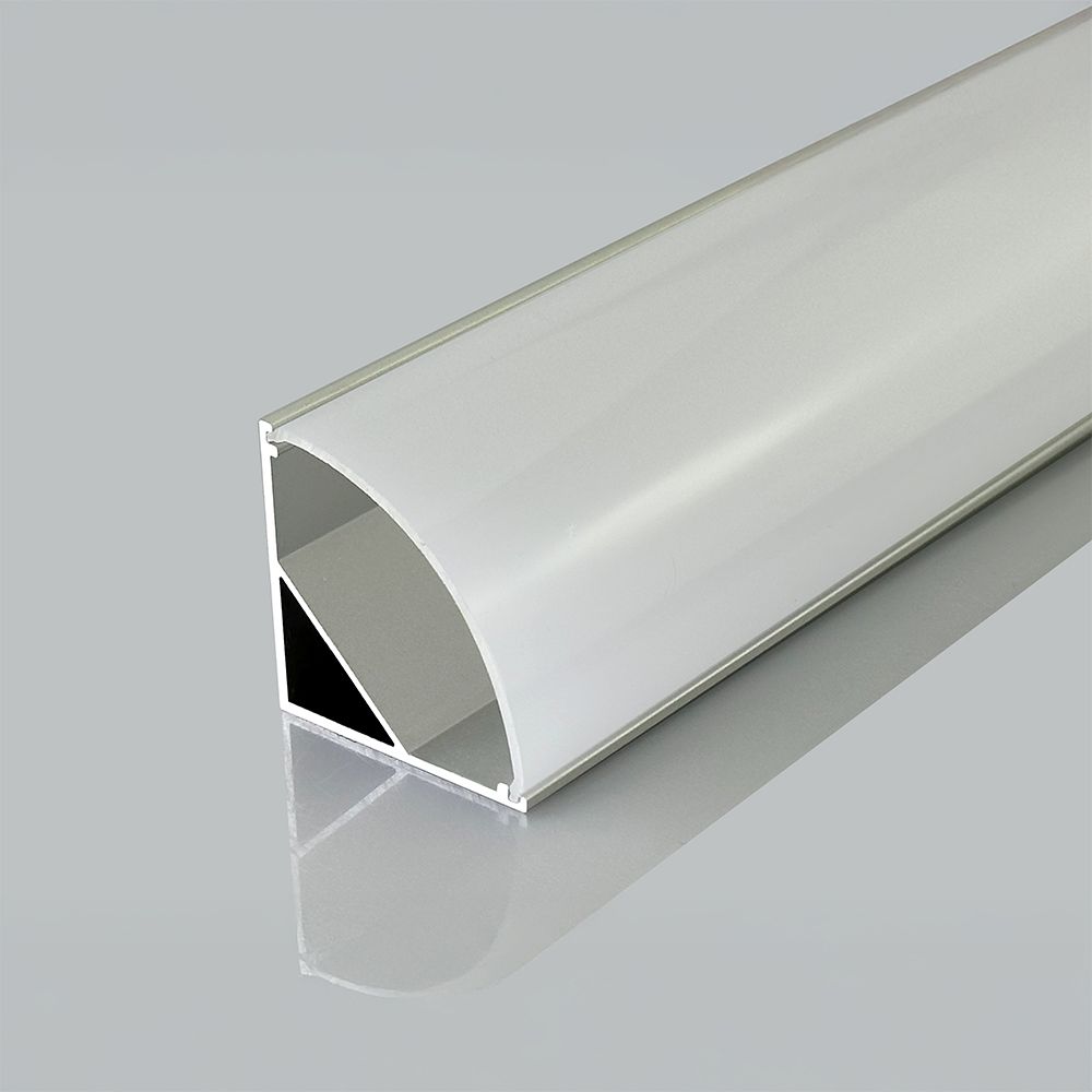 Προφίλ Αλουμινίου Γωνιακό για LED Ταινίες με Οπάλ Κάλυμμα 2m V-TAC 30x30mm 24302VT