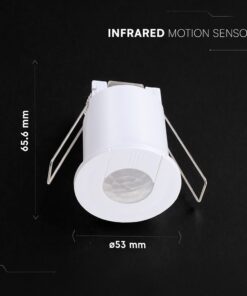 Χωνευτός Ανιχνευτής Κίνησης Λευκός V-TAC 5yrs Wty 24355VT