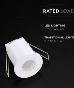 Χωνευτός Ανιχνευτής Κίνησης Λευκός V-TAC 5yrs Wty 24355VT