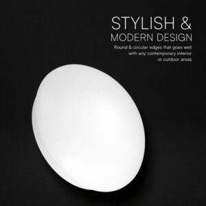 Φωτιστικό Πλαφονιέρα Φ30 Στρογγυλή 2xE27 με Ανιχνευτή Κίνησης IP44 V-TAC 24359VT