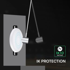 Πλαφονιέρα LED Στρογγυλή Φ360 V-TAC CREE Chip 20-40W με Αισθητήρα Κίνησης CCT IP65 6yrs Wty 24360VT