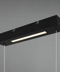 Κρεμαστό Φωτιστικό Trio Lighting LED 38W Μαύρο Ματ Μεταλλικό Step Dimmable 4500lm 3000K – 327210332