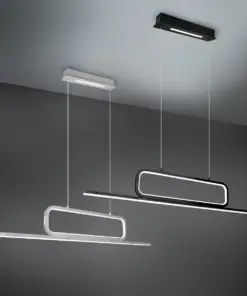 Κρεμαστό Φωτιστικό Trio Lighting LED 38W Μαύρο Ματ Μεταλλικό Step Dimmable 4500lm 3000K – 327210332