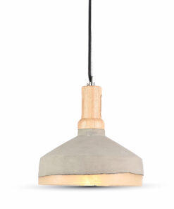 Κρεμαστό Φωτιστικό Οροφής Καμπάνα 1xE27 ø290 Τσιμέντο Γκρι V-TAC 3854