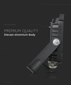 LED Προβολέας 10W V-TAC Samsung Chip Μαύρος Αδιάβροχος IP65 Φυσικό Λευκό 4000K – 425