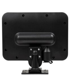 GLOBOSTAR® ZETA 71461 Προβολέας με Ανιχνευτή PIR / Αισθητήρα Κίνησης LED 20W 1000lm 120° DC 5V με Φωτοβολταϊκό Panel 5V 1W & Επαναφορτιζόμενη Μπαταρία Li-ion 3.2V 2400mAh Αδιάβροχο IP65 Ψυχρό Λευκό 6000K – Sanan COB Chip – Μαύρο – Μ15 x Π3.5 x Υ13cm – 2 Χρόνια Εγγύηση