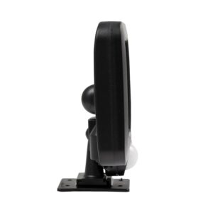 GLOBOSTAR® ZETA 71461 Προβολέας με Ανιχνευτή PIR / Αισθητήρα Κίνησης LED 20W 1000lm 120° DC 5V με Φωτοβολταϊκό Panel 5V 1W & Επαναφορτιζόμενη Μπαταρία Li-ion 3.2V 2400mAh Αδιάβροχο IP65 Ψυχρό Λευκό 6000K – Sanan COB Chip – Μαύρο – Μ15 x Π3.5 x Υ13cm – 2 Χρόνια Εγγύηση