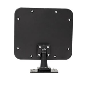 GLOBOSTAR® ZETA 71461 Προβολέας με Ανιχνευτή PIR / Αισθητήρα Κίνησης LED 20W 1000lm 120° DC 5V με Φωτοβολταϊκό Panel 5V 1W & Επαναφορτιζόμενη Μπαταρία Li-ion 3.2V 2400mAh Αδιάβροχο IP65 Ψυχρό Λευκό 6000K – Sanan COB Chip – Μαύρο – Μ15 x Π3.5 x Υ13cm – 2 Χρόνια Εγγύηση