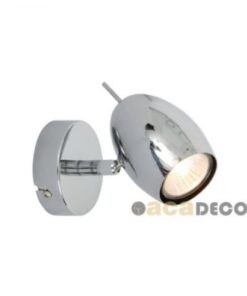 Σποτ Φωτιστικό Τοίχου 1xGU10 Νίκελ ACA DECOR MC1161