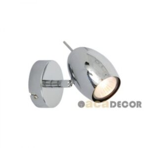 Σποτ Φωτιστικό Τοίχου 1xGU10 Νίκελ ACA DECOR MC1161