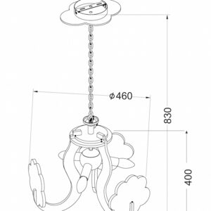 ΚΡΕΜΑΣΤΟ ΠΑΙΔΙΚΟ ΘΑΛΑΣΣΙΟΣ ΚΟΣΜΟΣ 3ΧE14 Φ43CM ACA DECOR MD130193B