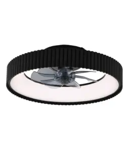 Ανεμιστήρας Οροφής ACA FAN6689BK – 7 Πτερύγια – LED 34W 3332Lm – DC 20W – 6 Ταχύτητες – Ø30cm – Μαύρος – Τηλεχειριστήριο & Smart Life App