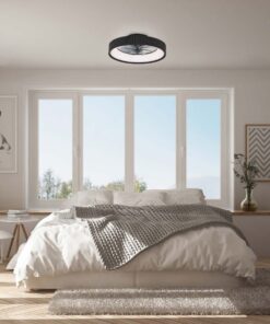 Ανεμιστήρας Οροφής ACA FAN6689BK – 7 Πτερύγια – LED 34W 3332Lm – DC 20W – 6 Ταχύτητες – Ø30cm – Μαύρος – Τηλεχειριστήριο & Smart Life App