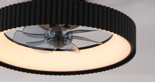 Ανεμιστήρας Οροφής ACA FAN6689BK – 7 Πτερύγια – LED 34W 3332Lm – DC 20W – 6 Ταχύτητες – Ø30cm – Μαύρος – Τηλεχειριστήριο & Smart Life App