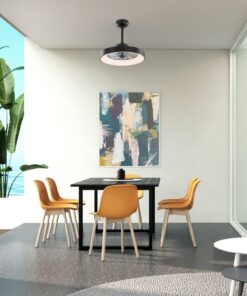 Ανεμιστήρας Οροφής FAN6697BK – 7 Πτερύγια – LED 34W 3332lm – DC 20W – 6 Ταχύτητες – Ø30cm – Μαύρος – Τηλεχειριστήριο & Χρονοδιακόπτης