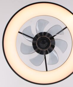 Ανεμιστήρας Οροφής FAN6697BK – 7 Πτερύγια – LED 34W 3332lm – DC 20W – 6 Ταχύτητες – Ø30cm – Μαύρος – Τηλεχειριστήριο & Χρονοδιακόπτης